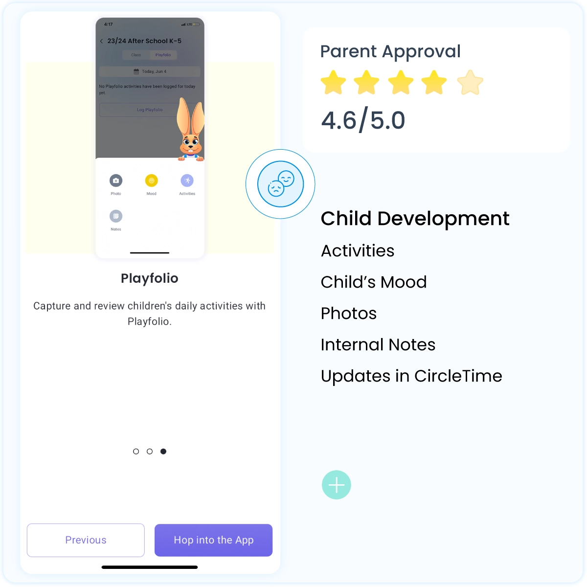 staff app playfolio parent approval screenshot